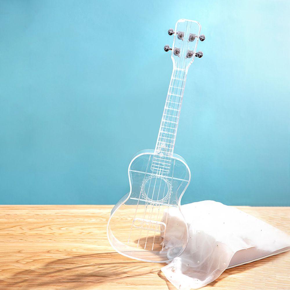 Đàn Ukulele 21 Inch Trong Suốt Cầm Tay Tiện Dụng