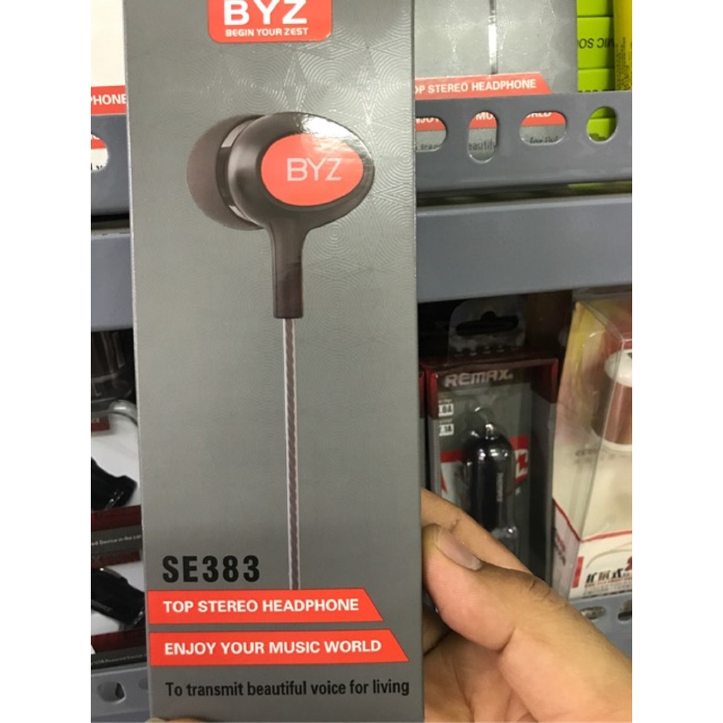 [𝙆𝙝𝙤̂𝙣𝙜 𝙃𝙖𝙮 𝙃𝙤𝙖̀𝙣 𝙏𝙞𝙚̂̀𝙣] TAI NGHE ExtraBASS BYZ SE – 383A  Cao Cấp