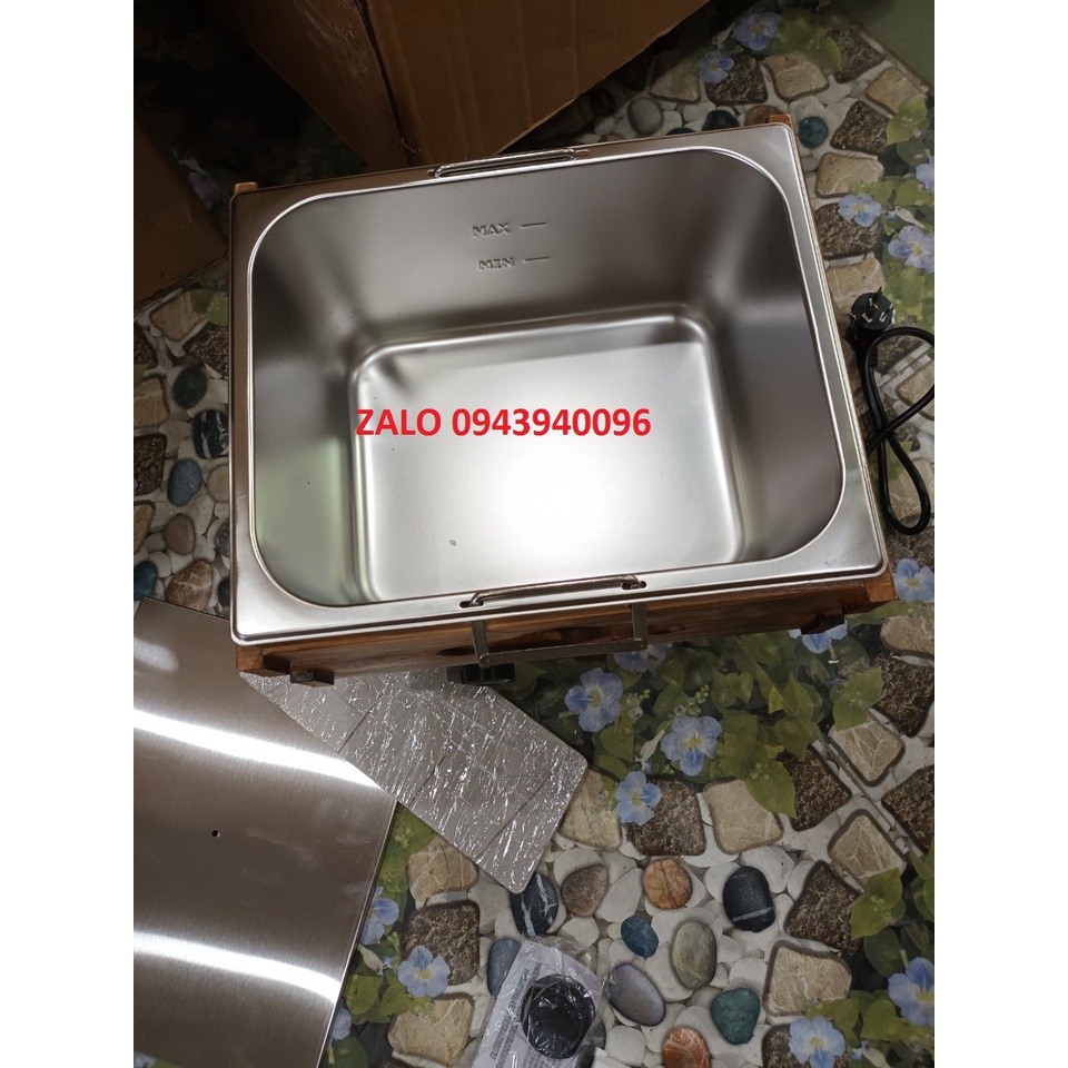 Nồi oden 9 ngăn nhúng lẩu xiên que dùng điện 220V-Bảo hành 1 năm