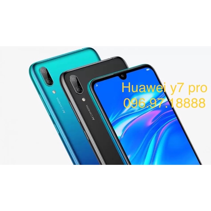 Điện Thoại Huawei Y7 pro 2019 ( 3GB/32GB ). Hàng chính hãng, like new đẹp 90-95%.