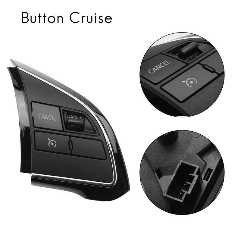 [Hot Sale]Steering Wheel Right Button Cruise, Media Player Control Switch for Mitsubishi L200 2015 Eclipse Cross 2016-2018 8602A058 8616A027(Button Cruise)