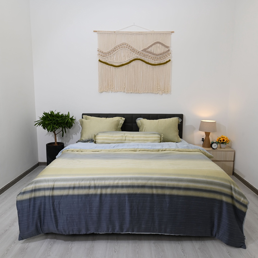 Bộ 6 món drap CHẦN, áo gối kèm mền NIN Tencel 800 - Maya