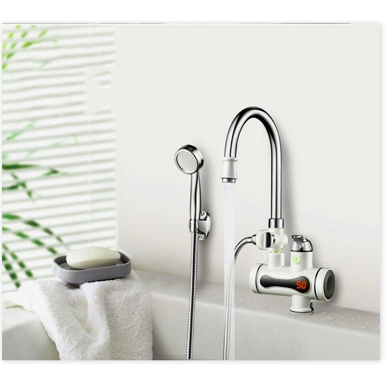 ⚡Máy làm nóng nước trực tiếp tại vòi ⚡ Vòi nóng lạnh trực tiếp Water Warm HD-02 làm nóng nước cực nhanh ⚡ Freeship