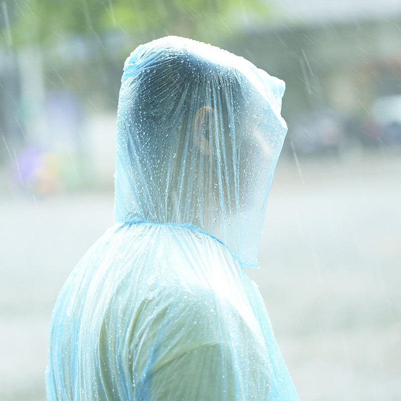 Áo mưa nilong dùng 1 lần đủ màu KN STORE trang bị du lịch