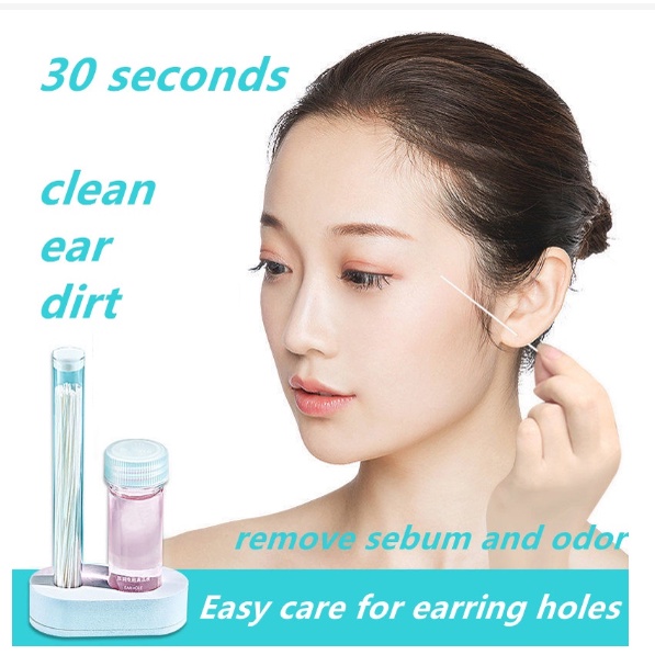 Dây Vệ Sinh Lỗ Xỏ Khuyên Tai Hương Hoa Hồng