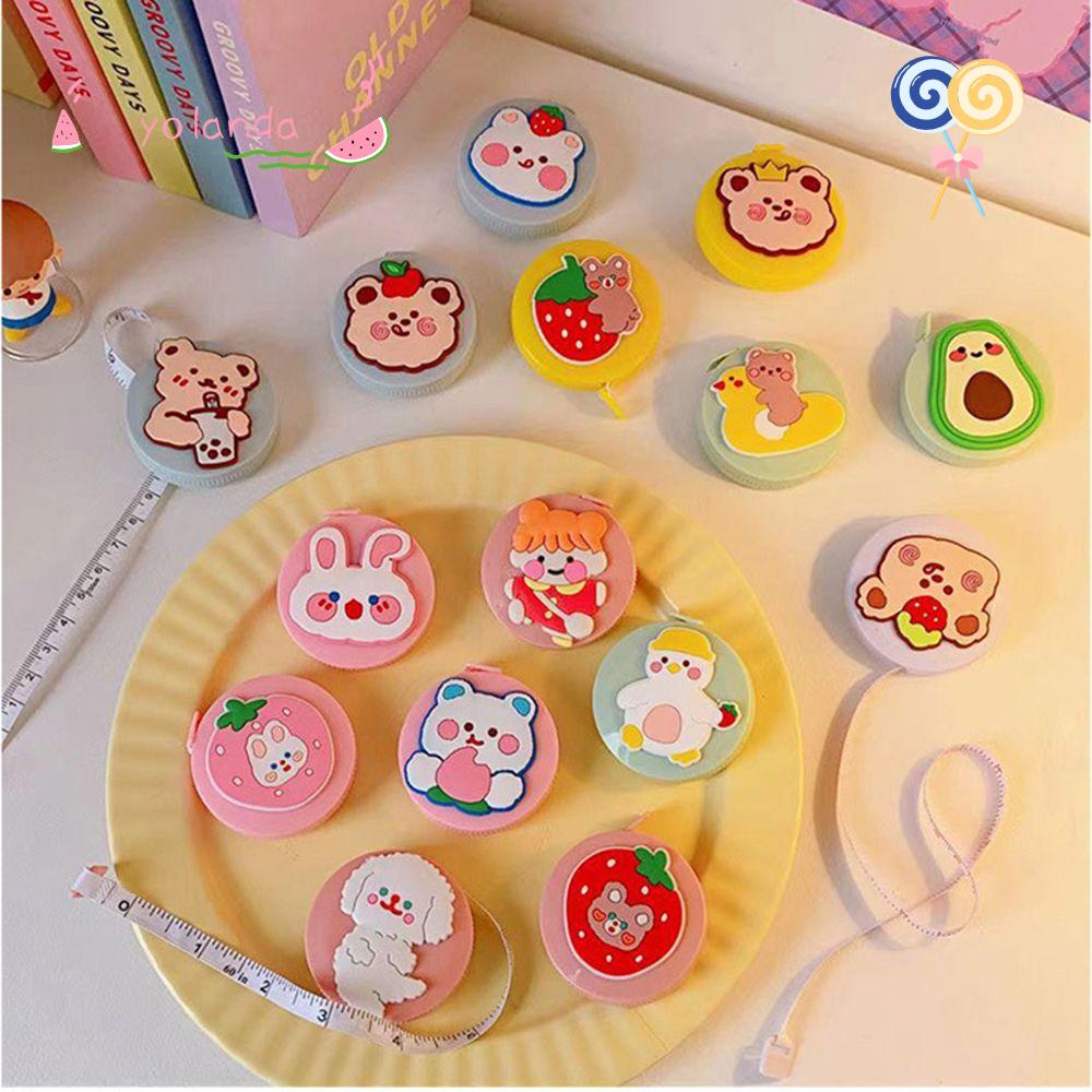 Thước Dây Đo Cơ Thể Mini Mềm Mại Họa Tiết Hoạt Hình Dễ Thương