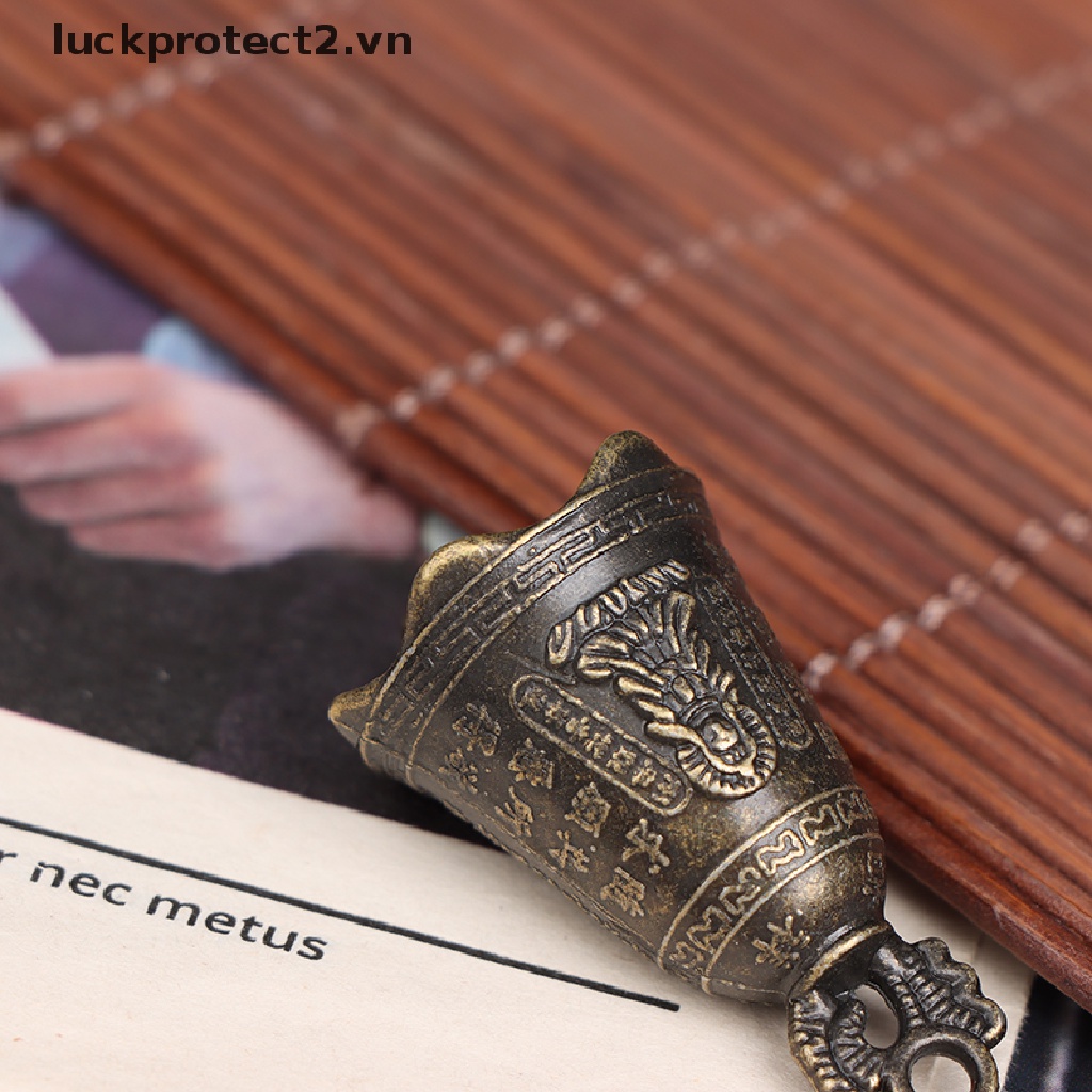 Chuông nhỏ phong cách Trung Quốc cổ điển họa phật bà quan âm phong thủy để cầu nguyện