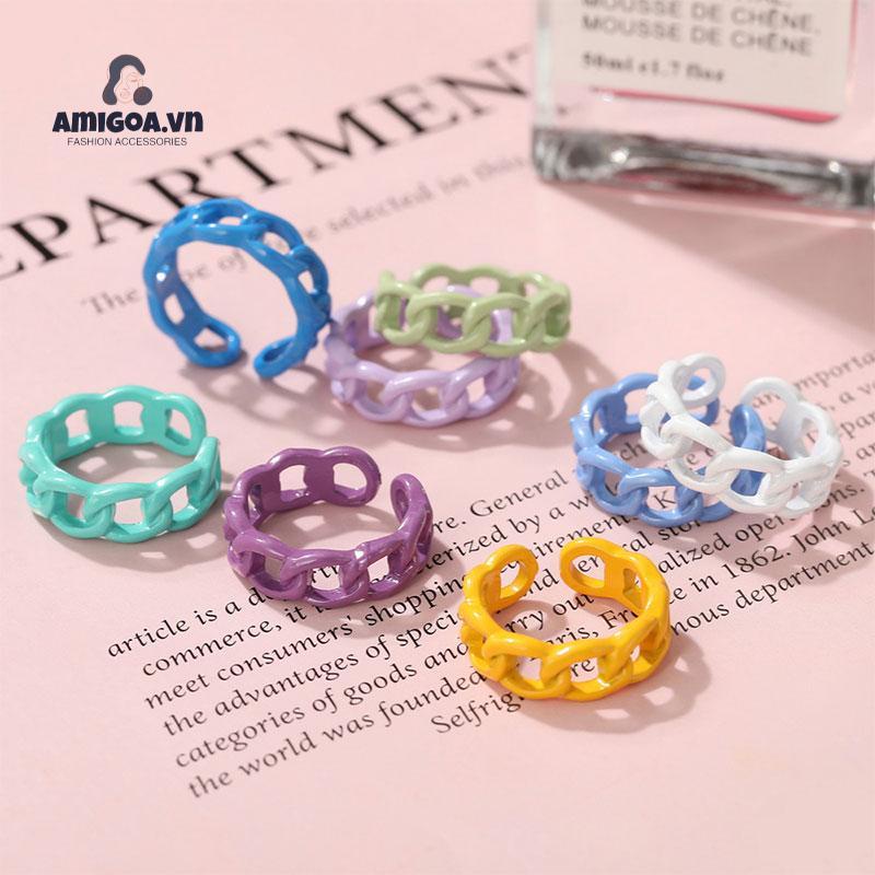 Nhẫn Hở Thiết Kế Đơn Giản Thời Trang Sáng Tạo Cho Nữ