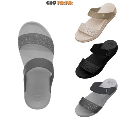 Dép nữ quai ngang trung niên Thái Lan chất cao su chống trơn đi nước thoải mái Moniga 7.1