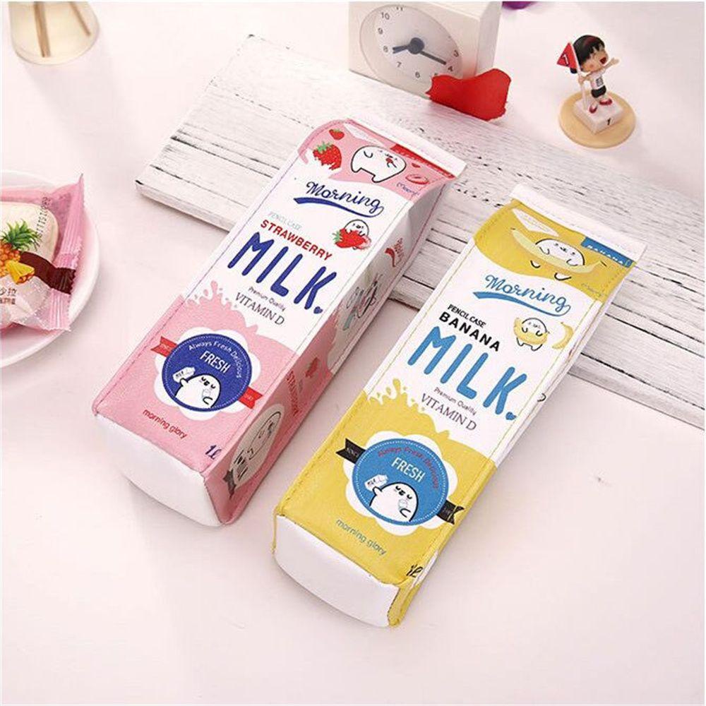 CHOOKEY Bóp Viết Da PU Hình Hộp Sữa Dễ Thương Cho Bé