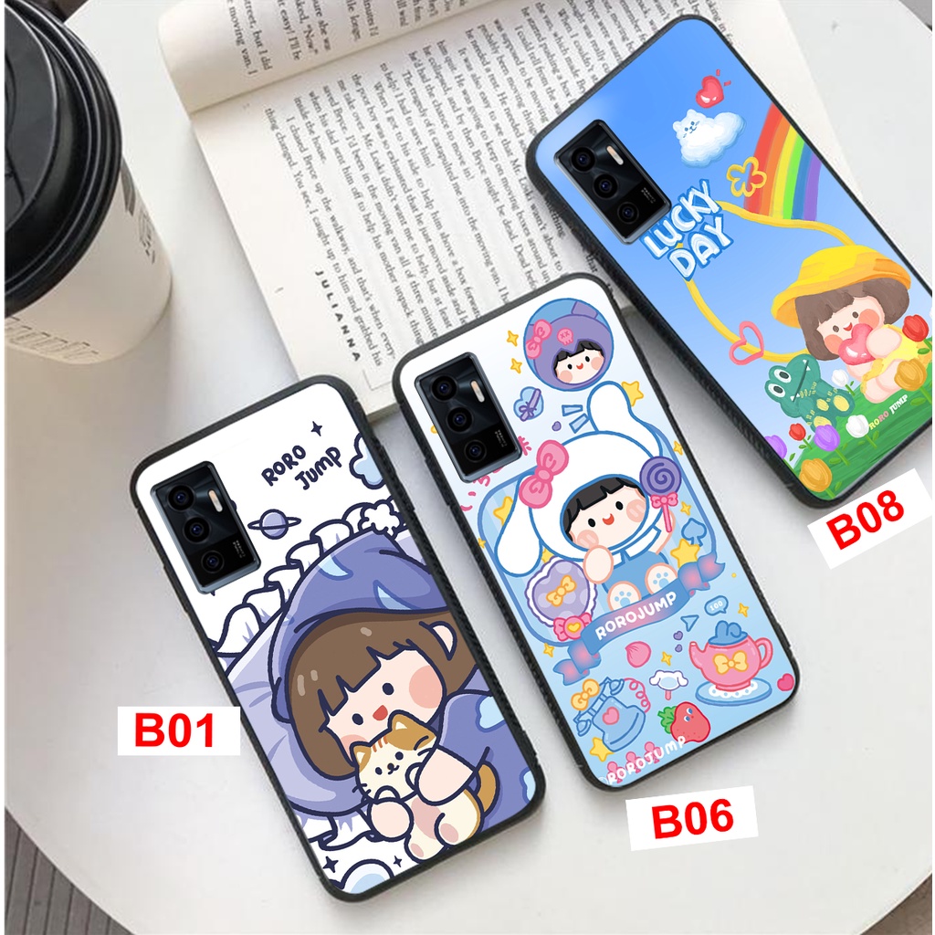 [Hàng mới về] Ốp lưng Vivo V23 5G -Vivo V23e -Vivo Y15S -Vivo Y72- Vivo Y53s cô bé gái đáng yêu jump zozo bền đẹp giá rẻ