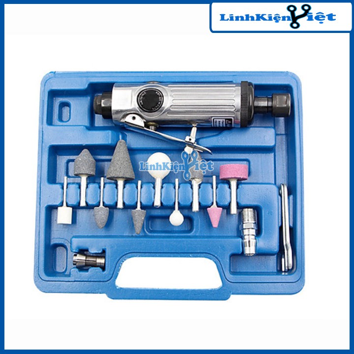 Bộ Máy Mài Hơi Mini Cầm Tay Die Grinder 8206 Trục Kẹp 3mm/6mm