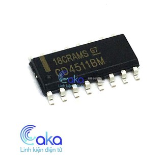 LKDT IC CD4511 7-Segment Driver IC Pinout