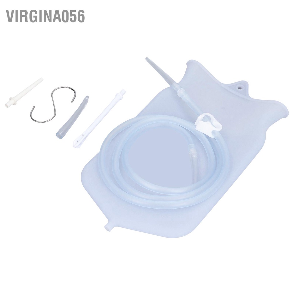 Có thể bán buôn Bộ túi silicone Enema 2L để làm sạch ruột cà phê tại nhà Virgina056 Hàng giao ngay