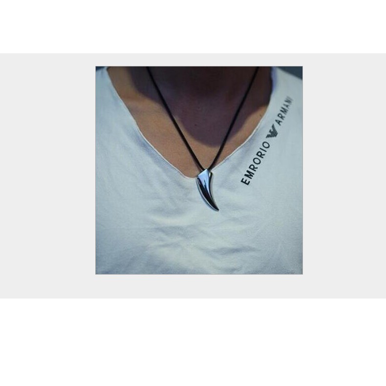 Vòng cổ, Vòng đeo cổ hình nanh sói - dây chuyền hợp kim - unisex nam nữ - PK017