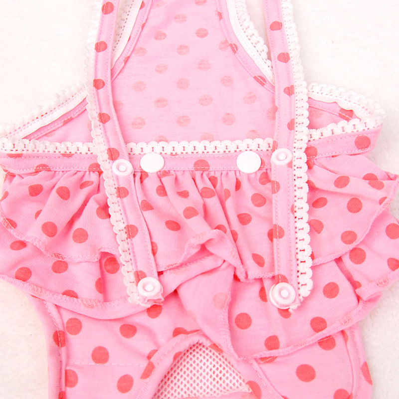 Quần Yếm Chấm Bi Xinh Xắn Cho Thú Cưng