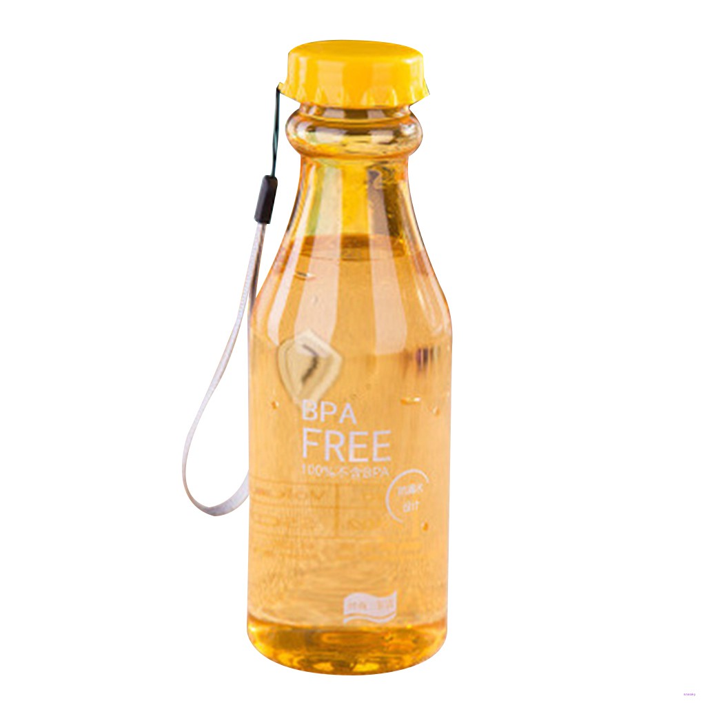 Bình đựng nước bằng nhựa không vỡ dùng cho thể thao / văn phòng dung tích 550ml