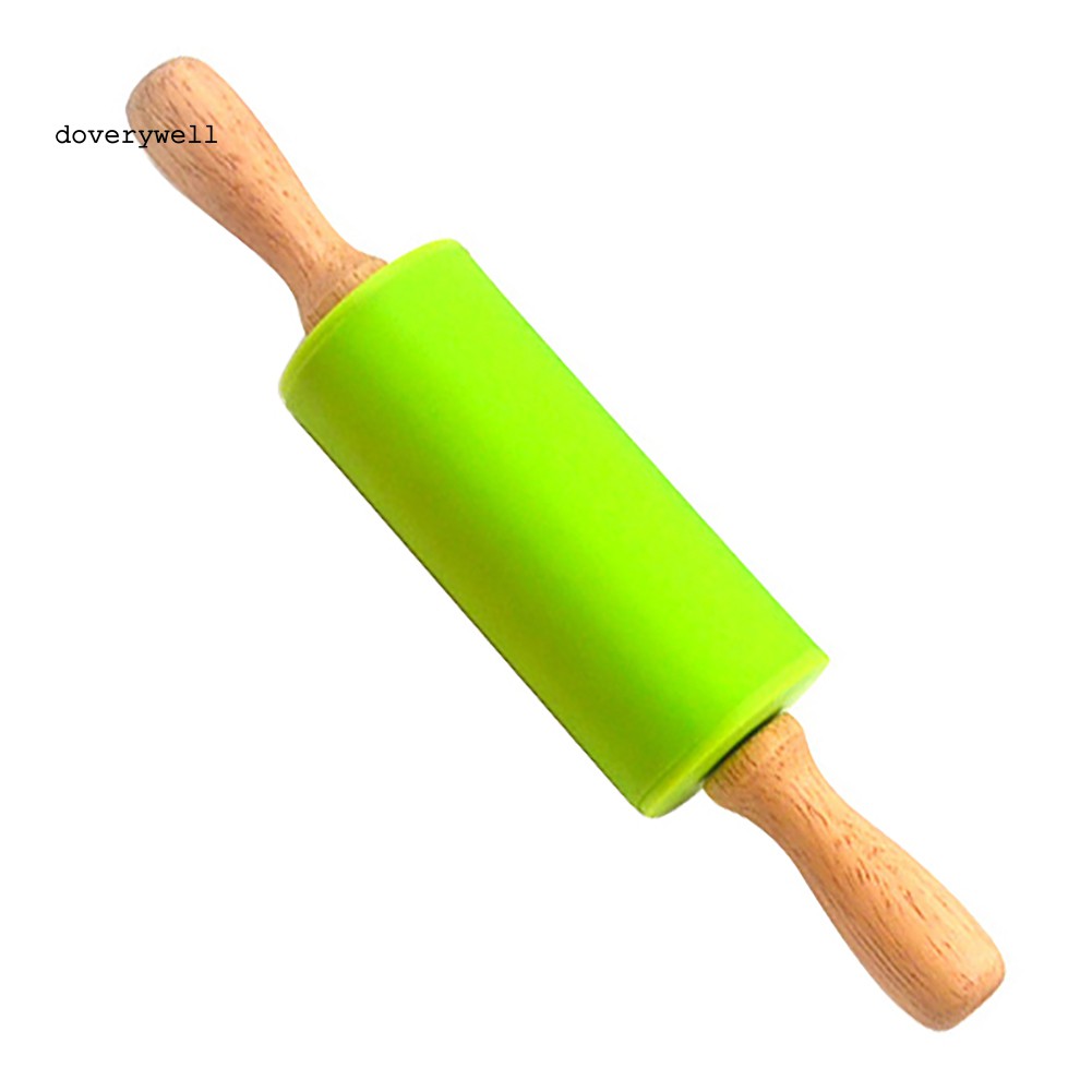 Cây Lăn Bột Làm Bánh Không Dính Bằng Silicone