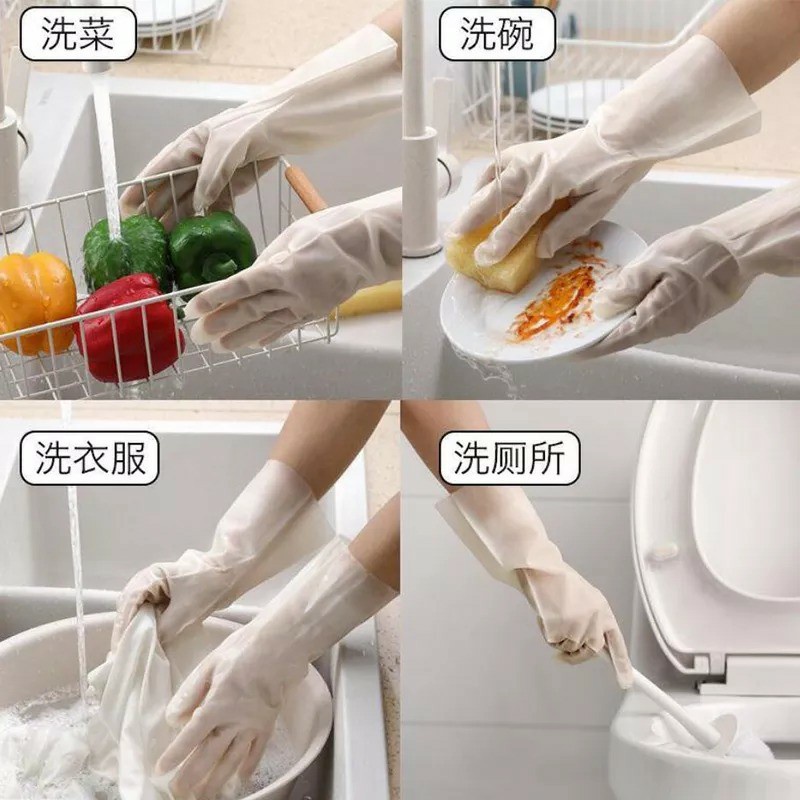 Găng Tay Cao Su, Găng Tay Cao Su Rửa Chén Hình Con Hươu Siêu Dai Siêu Bền Chuyên Dùng Làm Bếp , Dọn Dẹp Rửa Chén Bát Đa