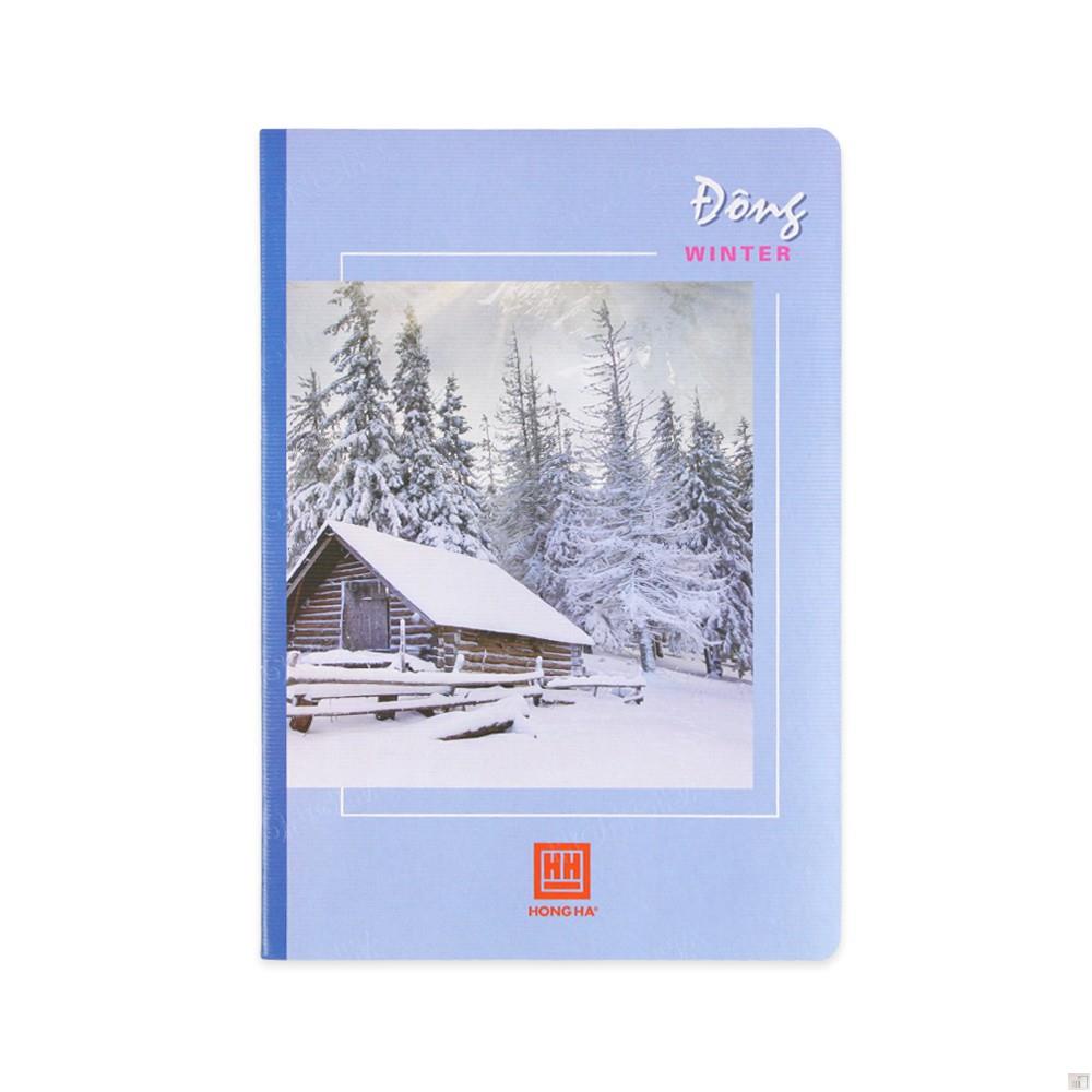 Combo 5 cuốn Vở kẻ ngang Hồng Hà 120 trang Pupil Bốn mùa - 1001