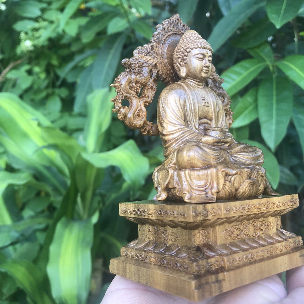 Tượng Phật Gỗ Mini Thờ Cúng