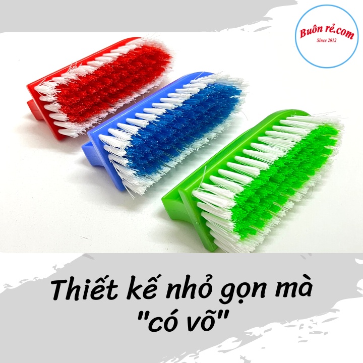 Bàn chải chà quần áo, giày dép có tay cầm Việt Nhật (5856) đa năng, chà sạch mọi vết bẩn -Buôn rẻ 01632