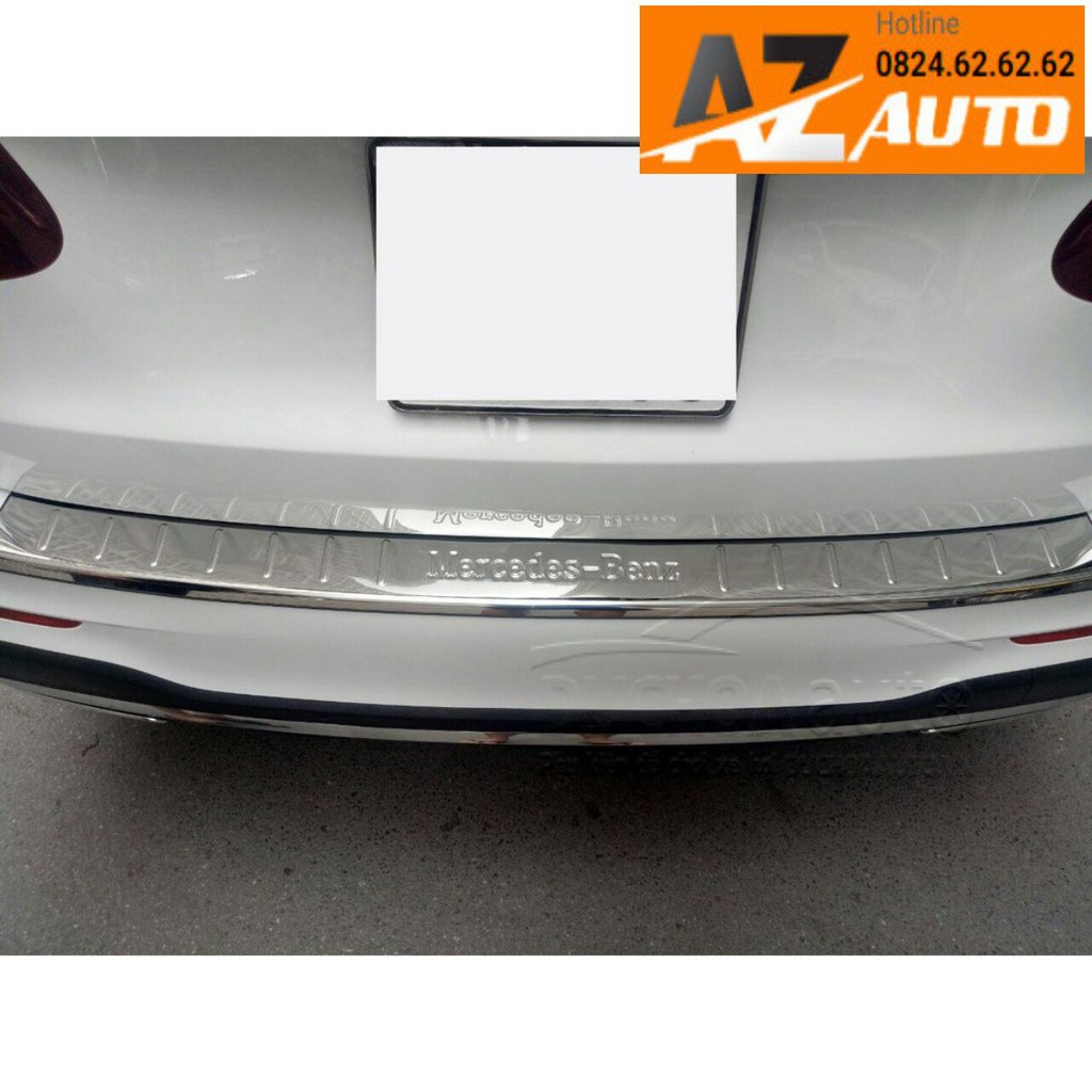 Bộ ốp chống trầy cốp INOX Mercedes GLC200, GLC250, GLC300 – Bên Ngoài( hàng cao cấp)