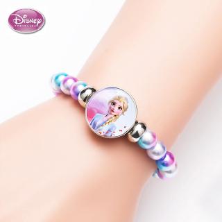 DISNEY Vòng Tay Xâu Hạt 15 Kiểu Công Chúa Elsa Anna Và 2 Trong Phim Frozen Cho Bé Gái