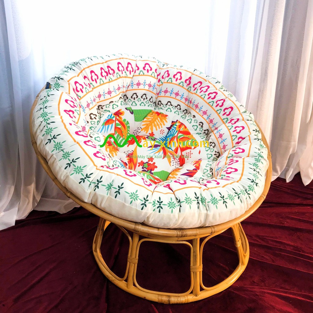 Ghế papasan thư giãn nệm ghế Vintage US
