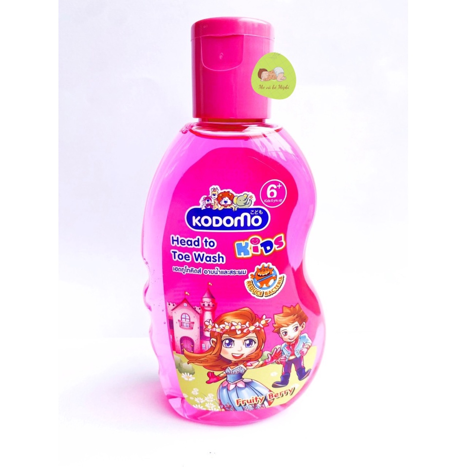 Sữa tắm gội Kodomo 200ML Thái Lan dành cho trẻ em ❌ Sữa tắm gội 2in1 Kodomo