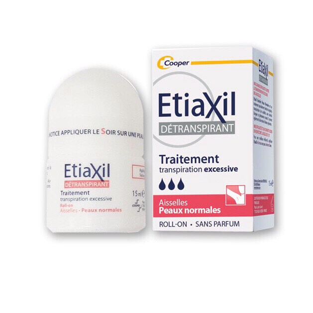 Lăn khử mùi etiaxil Pháp 15ml ngăn viêm cánh ướt nách mùi cơ thể ,Mờ Thâm, Không Mùi, Ngăn Ố Vàng Áo