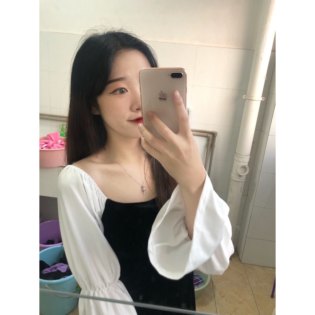 Đầm Nữ Trễ Vai Dài Tay Quyến Rũ | BigBuy360 - bigbuy360.vn