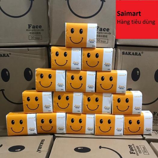 Giây Ăn SAKARA, Siêu Mịn, Siêu Dai, Bốn Lớp, Giấy Ăn Cao Cấp Nhập Khẩu - T2Ecogreen