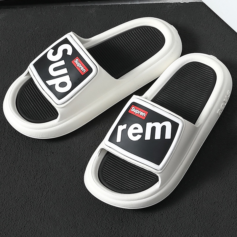 Dép đi trong nhà tắm QIAOYILUO đế mềm chống trượt thiết kế thoáng khí