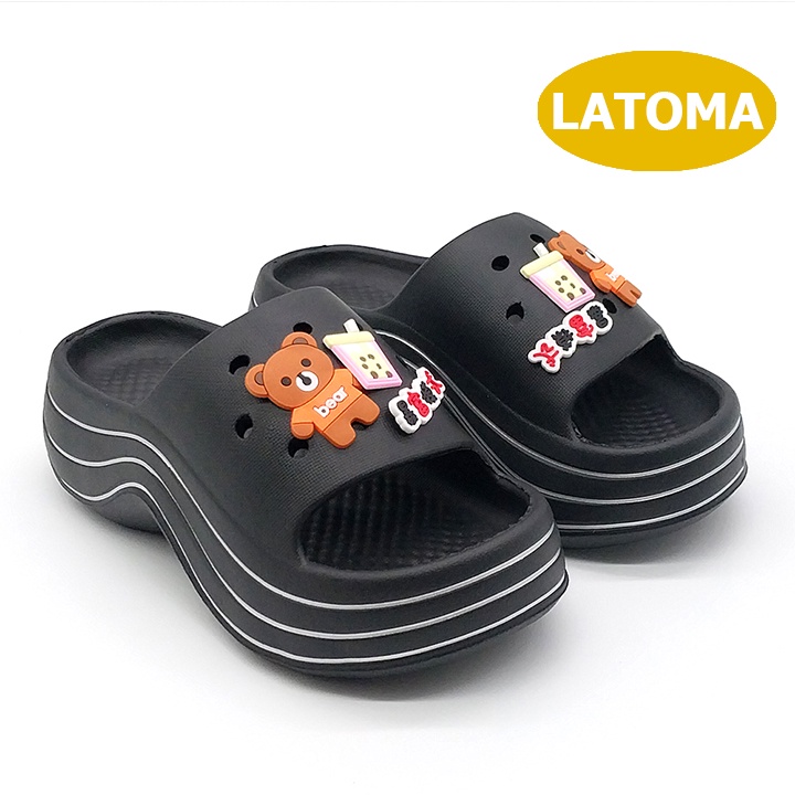 Dép bánh mì nữ cao 7 phân chất liệu mềm mại êm chân thời trang Latoma TA7561 (Nhiều màu)