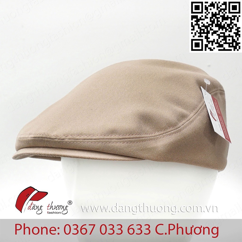 Mũ nón cóc bere beret mỏ vịt nam thời trang chất liệu vải cotton thoáng mát