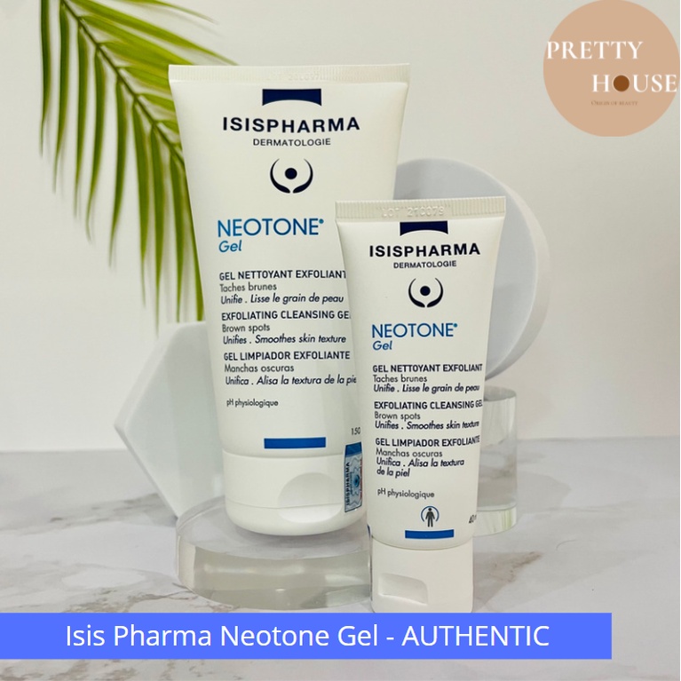 Sữa rửa mặt trắng sáng da NEOTONE GEL ISIS PHARMA dành cho da nhạy cảm và da thường