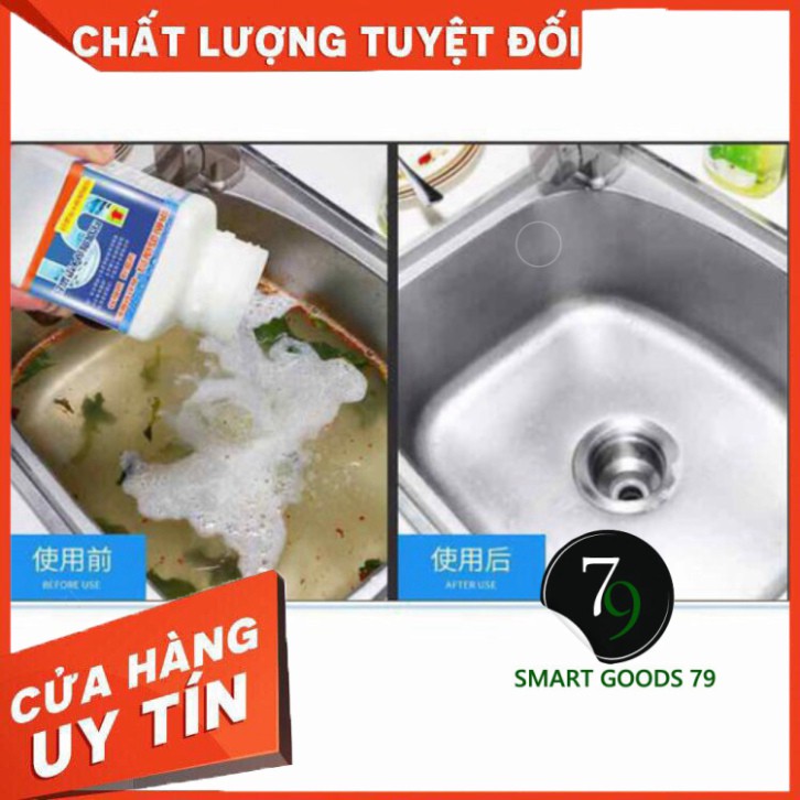 [ Chính Hãng ] [Freeship hàng cao cấp 129] Bột thông tắc cống bồn cầu thần thánh cho đường ống rửa bát bể phốt nghẹt tắc