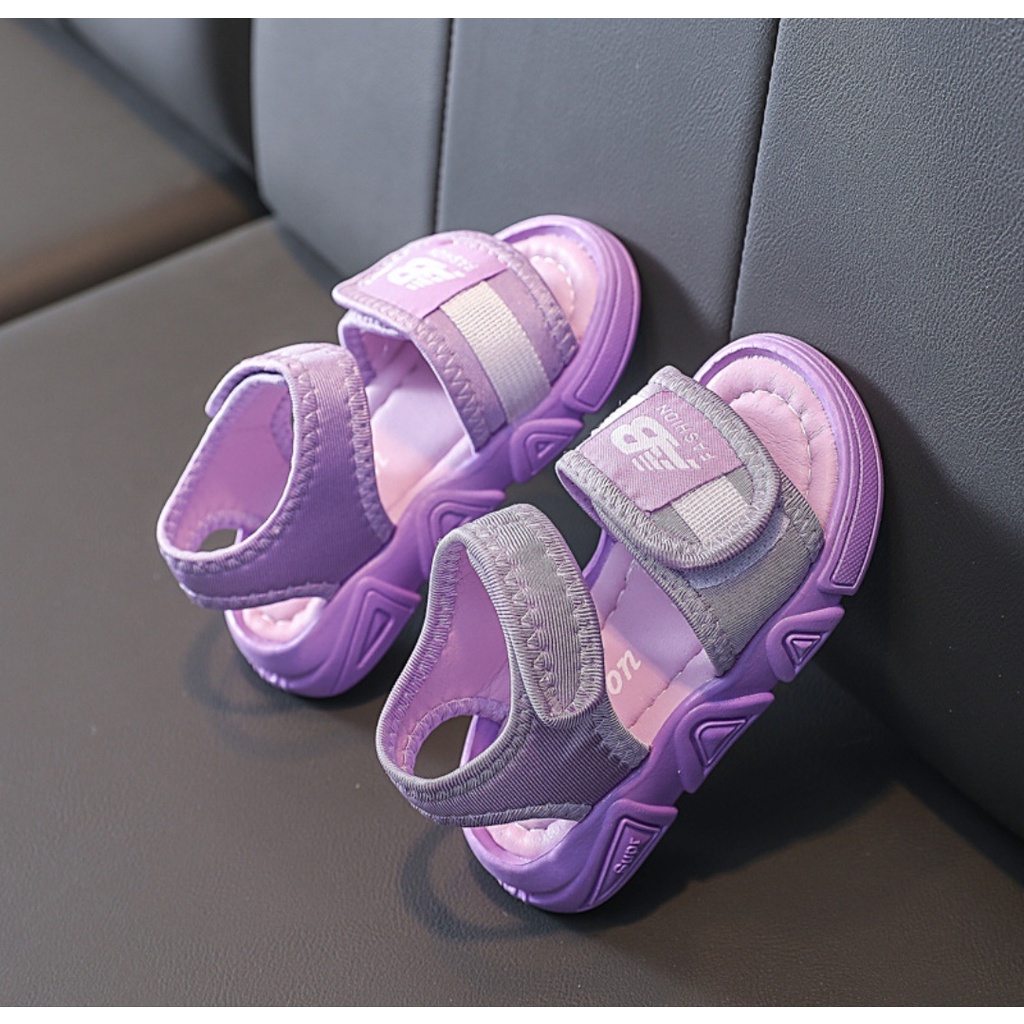 xăng đan bé trai dép quai hậu cho bé di học đi chơi siêu nhẹ quai dán ngang tùy chính êm chân full hộp từ 2 tuổi A6 F6