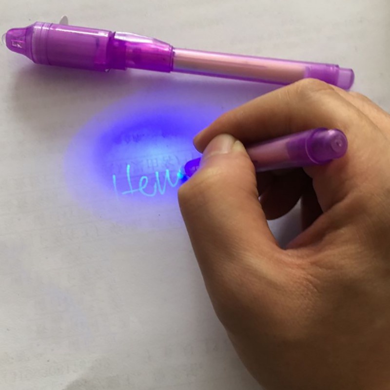 Cod Phổ Biến Mới Set 3 Bút Đánh Dấu Tàng Hình Ma Thuật Ánh Sáng UV Thần Kỳ Tích Hợp Trong Thông Tin Bí Mật