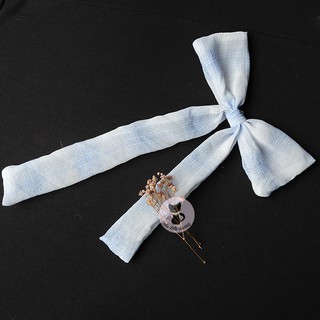 Đồ Cột Tóc Thắt Nơ Dài - Scrunchies Vintage - Dây Cột Tóc Tiểu Thư