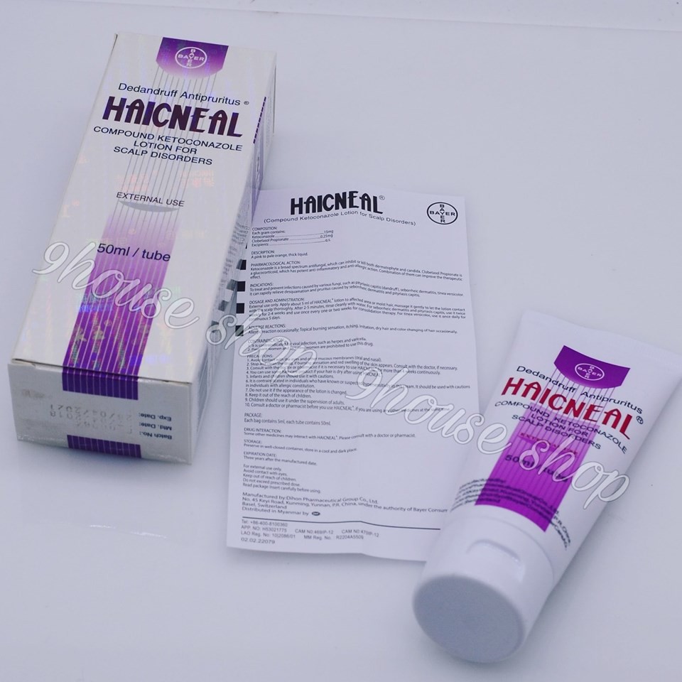 Dầu gội Haicneal Hỗ Trợ Da Đầu Gàu Và Nấm 50ml | BigBuy360 - bigbuy360.vn