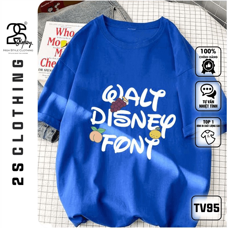 Áo Thun Tay Lỡ 2s Clothing Áo Phông Unisex Nam Nữ Cổ Tròn Chất Cotton Co Dãn Oversize Form Rộng Giá Rẻ In Hình TV95 | BigBuy360 - bigbuy360.vn