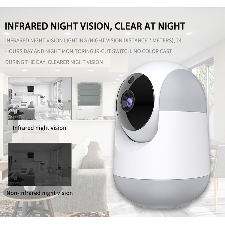 Thiết bị theo dõi thông minh không dây YP-21 360° Camera Wifi xoay được