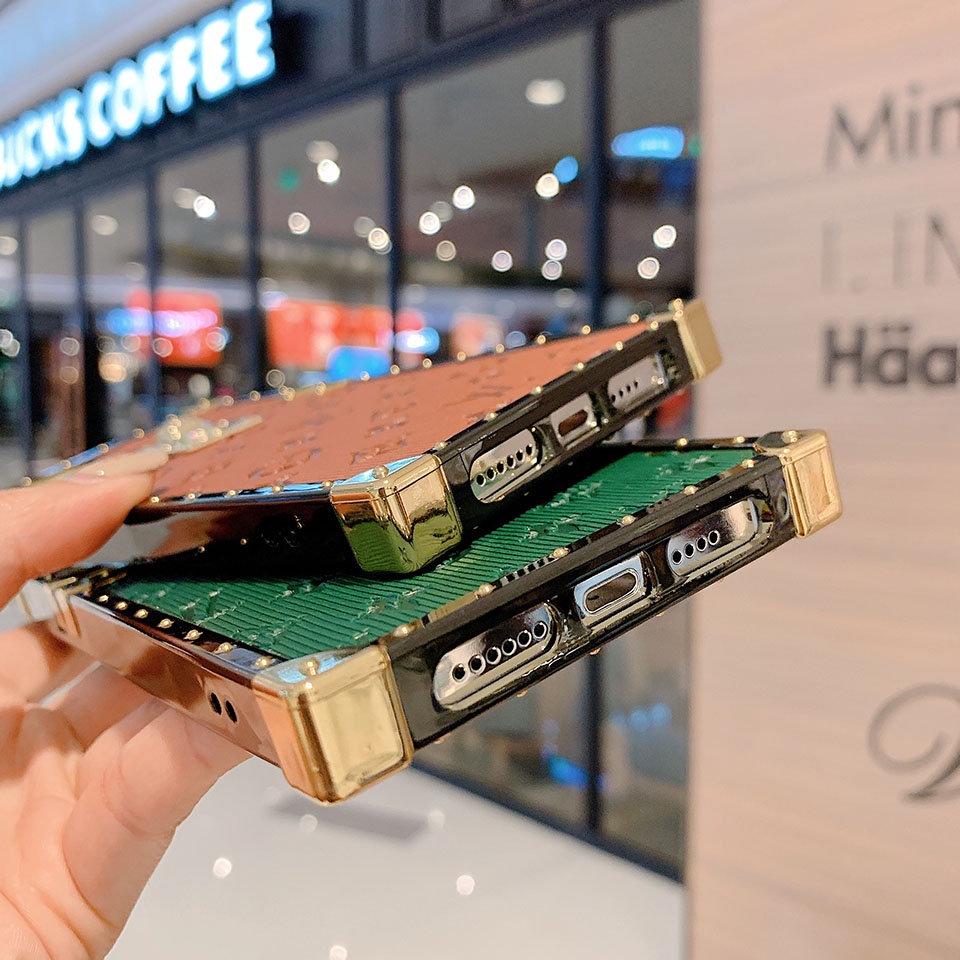 Ốp Điện Thoại Hình Vuông Chống Va Đập Cho Iphone 11 12 Pro Max 13 Pro Max 7 Plus 11 Pro Max 8 Plus XR