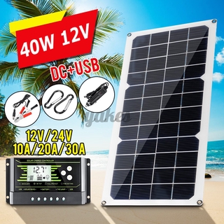 FLEXIBLE Tấm Pin Năng Lượng Mặt Trời 25w 12v Dành Cho Pin Điện Thoại Cắm Trại