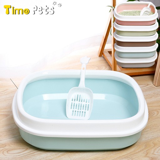 Khay Vệ Sinh Cho Mèo - Loại Size Lớn (Tặng Kèm Xẻng)
