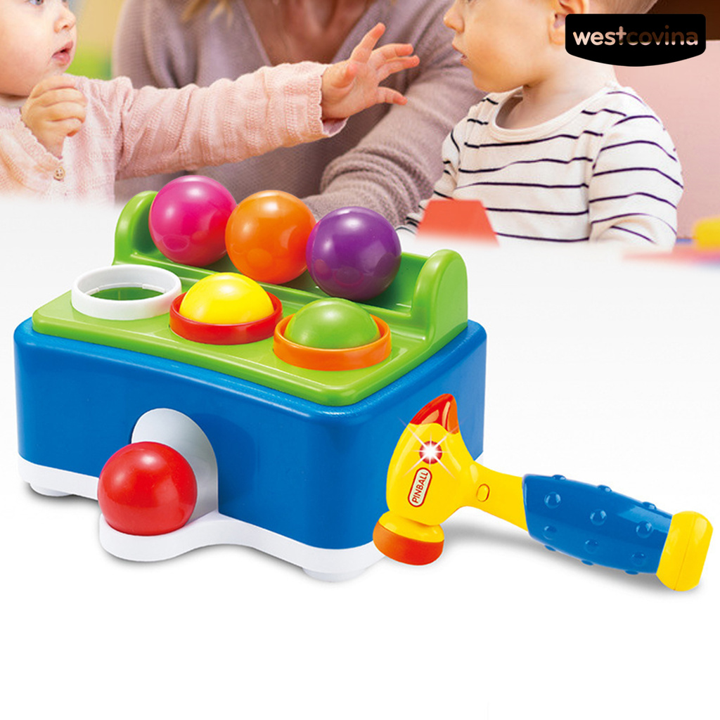 Bộ Đồ Chơi Búa Đập Bóng Bằng Nhựa Sáng Tạo Cho Bé