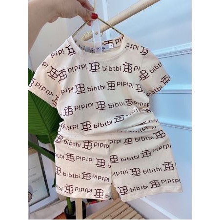 Bộ cộc tay chữ BT cho bé