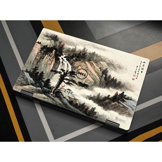 tấm dán laptop thư pháp mặt lưng siêu đẹp